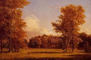 Thomas Cole Van Rensselaer Manor House oil on canvas